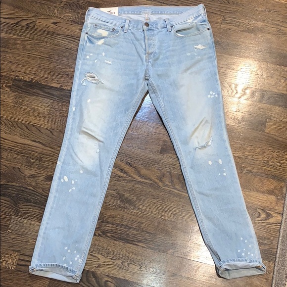 Hollister Other - Hollister- Destressed vintage Light washed